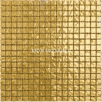 BSA-0115 Мозаика аналог золота текстурная 15х15 мм