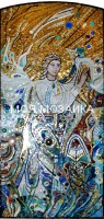 Архангел Гавриил. Художественое мозаичное панно 210x100 сm