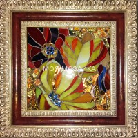 Художественное мозаичное панно Вальс цветов 10