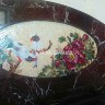 Цветы и птицы 2. Художественное панно для кухни из стеклянной мозаики