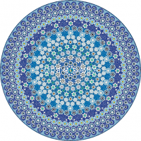 MARRAKESH BLUE Панно художественное мозаичное для хамама