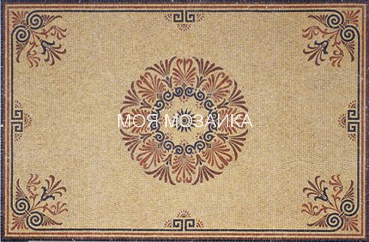 ELLADA 15 Мраморный мозаичный ковер 200х300 см