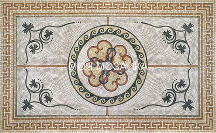 ELLADA 20 Мраморный мозаичный ковер 185x300 cm
