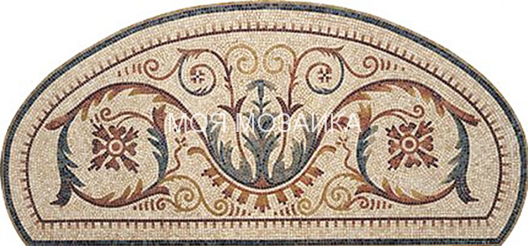 ELLADA 26 Мраморный мозаичный ковер 140х300 см
