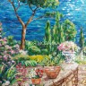 Средиземноморье 2. Художественое мозаичное панно 200x250 cm