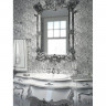 Мозаика стеклянная ромб серебро Glamour ADI-01