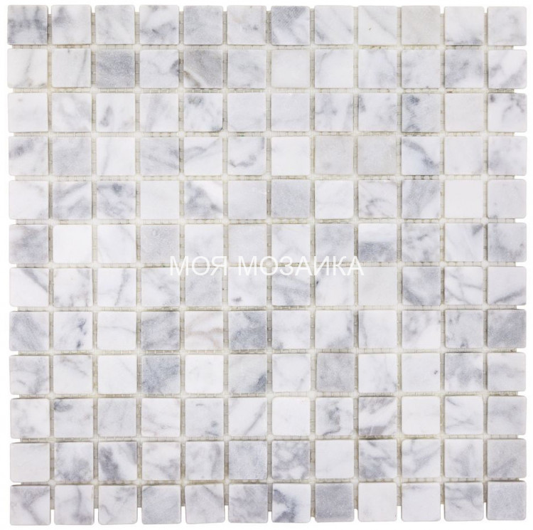 Bianca Carrara Tum. Мозаика 23х23х4 mm