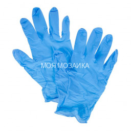 Перчатки для работы с клеем и эпоксидной затиркой (Губка 1 шт.)